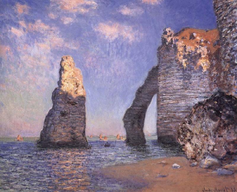 Claude Monet The Needle Rock and the Porte d-Aval,Etretat Germany oil painting art